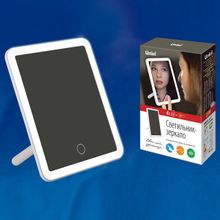 Uniel Зеркало настольное с подсветкой Uniel TLD-591 TLD-591 White LED 80Lm 6000K Dimmer ID - 424671