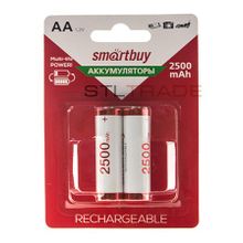 Аккумуляторы NiMh AA 2500mAh SmartBuy 2шт. в блистере