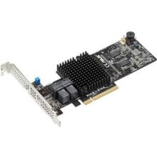 asus (Контроллер pike ii 3108-8i 240pd 2g, 8-port sas-3, 12 gbit s, raid 0, 1, 10, 5, 6, 50, 60 (lsi sa3108), cache 2 gb, max. 240 devices)