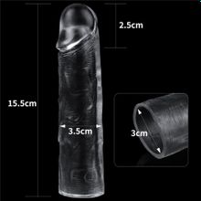 Прозрачная насадка-удлинитель Flawless Clear Penis Sleeve Add 1 - 15,5 см. (243730)