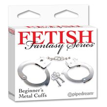 Pipedream Металлические наручники Beginner s Metal Cuffs (серебристый)