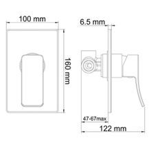 WasserKRAFT Смеситель для душа Aller 10651