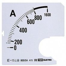 Шкала Ш72  800 5А-1,5 (для А72 Х 5А) |  код. SQ1102-0203 |  TDM