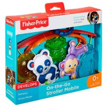 Fisher Price (MATTEL) Mattel Fisher-Price DYW54 Фишер Прайс Мобиль для прогулок "Веселые животные" DYW54