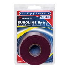 Pharmacels Тейп спортивный 3,8 см x 9,1 м в розничной упаковке EUROLINE Extra Tape Pharmacels Цвет: Бордовый 3,8 см х 9,1 м