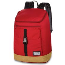 Яркий красный с бордовыми молниями повседневный стильный женский молодежный рюкзак для города Dakine Nora 25L Scarlet