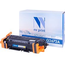 Картридж NVP совместимый HP Q2672A Yellow для LaserJet  Color 3500 3550n 3700 (4000k)