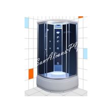 Душевая кабина LEADER D 802 M black FM