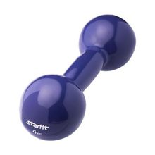Гантель виниловая StarFit DB-102 4 кг темно-синий
