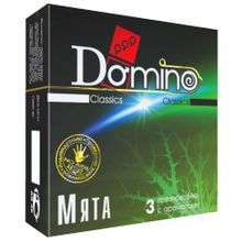 Domino Ароматизированные презервативы Domino  Мята  - 3 шт.