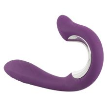 Orion Перезаряжаемый вибратор с клиторальным стимулятором Javida Vibe with Clit Stimulator - 18,5 см.