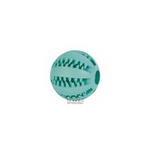 TRIXIE Игрушка для собак "Мяч для бейсбола "DentaFun" зеленый , резина 5см