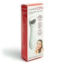 Лучший и Эффективный  Массажер для лица LuazON LMZ-033, электрический, 2 режима, батарейка в комплекте, белый