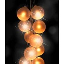 Luca Lighting Гирлянда из 10 матовых стеклянных шаров с Led лампой внутри (диам. 10 см, длина 70 см). арт. o-371068