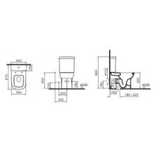 Унитаз напольный VitrA S20 9800B003-7204 пристенный