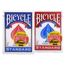 Карты "Bicycle Stripper Deck red blue"