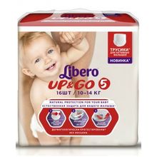 Libero Up&Go Size 5 (10-14 кг) 16 шт