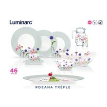 Столовый сервиз Luminarc ROZANA TREFLE 46 предметов 6 персон ОАЭ N2171