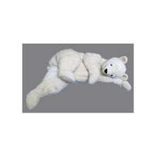 Мягкая игрушка Hansa Медведь спящий белый, (00 см)