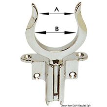 Osculati Специальная уключина из хромированной латуни, 34.433.00
