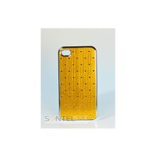 Задняя накладка Звёздное небо для iPhone 4S gold