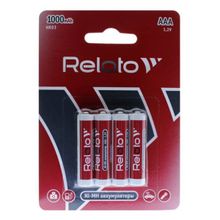 Аккумулятор Relato AAA1000 Ni-MH 1000mAh AAA HR03 (Упак.4шт)