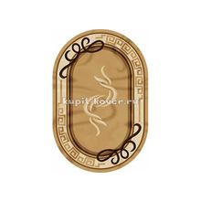 Российский ковер VISION DELUXE carving d055_beige-ov, 3 x 4
