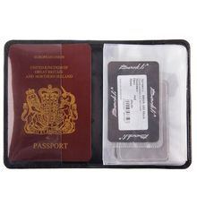 Кожаная обложка 00019-A83 черная