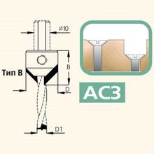 Зеновка коническая, крепление на спирали AC3060R