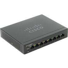 Коммутатор Cisco    SF110D-08HP-EU    8-port PoE Desktop Switch (4UTP 10   100Mbps + 4UTP 10   100Mbps PoE)