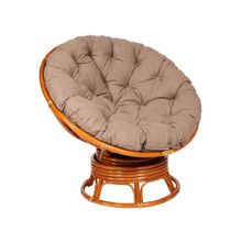 ПМ: Tetchair Кресло-качалка "PAPASAN" w 23 01 B   без подушки   + Матрац для кресла "Папасан"