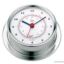 Osculati Barigo Sky clock polished SS white, 28.687.01