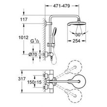 Душевая система Grohe Power and Soul Cosmopolitan 27903000