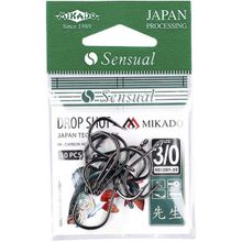 Крючки Mikado SENSUAL - DROP SHOT № 1 0 BN (с ушком) ( 10 шт.)