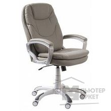 Buro Бюрократ CH-868SAXSN Grey Кресло серый искусственная кожа пластик серебро