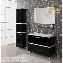 Тумба Акватон Турин 100 с белой панелью