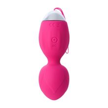 ToyFa Розовые виброшарики TELLA с пультом-стимулятором