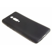 Силиконовый чехол TPU Case матовый Xiaomi Mi 9 Pro черный