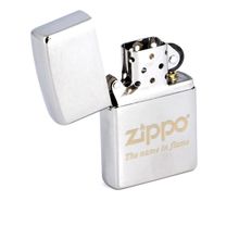 Zippo Зажигалка  200 Name in flame