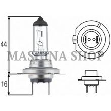 Лампа накаливания, H7 12V 55W PX 26d Super Long Life