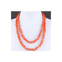 Бусики-Колечки Бусы Коралл "Кубизм" арт. П4362