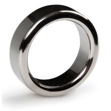  Серебристое эрекционное кольцо Heavy Cock Ring Size S