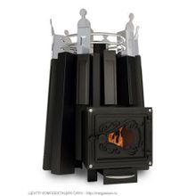 Императрица Екатерина Великая со стеклом в черном янтаре Банная печь