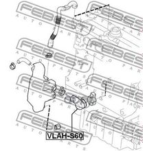 Патрубок Воздухозаборника Воздушного Фильтра Volvo Xc90 2003-2014 Febest арт. VLAHS60