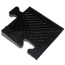 Уголок для резинового бордюра,черный,толщина 20 мм., MB Barbell, MB-MatB-Cor20