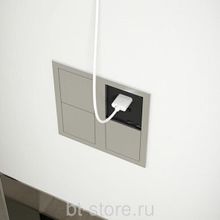 Asa VersaHit Dual 1х220 + 2 USB зарядки нерж. сталь (06015F00009)