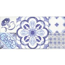 Savoia Azulejo Turchese Decori Mix 22x44 см