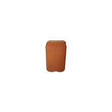 Чехол LANRIZ для iPhone 4 4S (коричневая фактурная кожа)