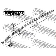 Заглушка В Молдинг Крыши Febest арт. FEDMM6