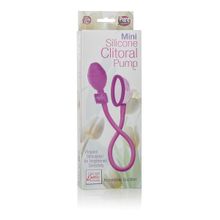 California Exotic Novelties Розовая помпа для клитора Mini Silicone Clitoral Pump (розовый)